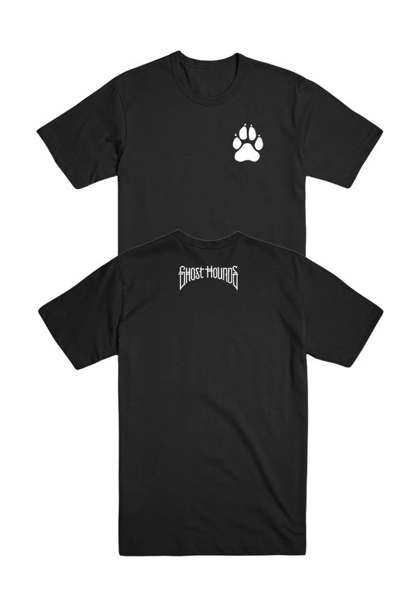 Paw print Logo Tee (Black)