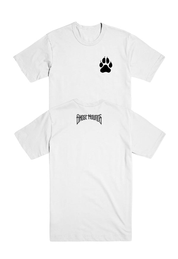 Paw print Logo Tee (White)