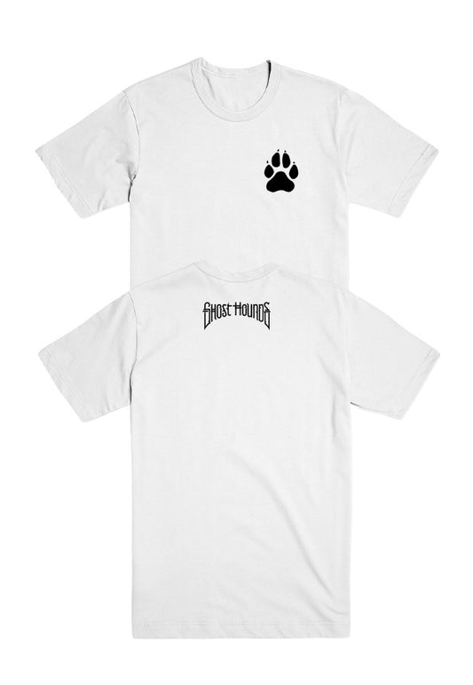 Paw print Logo Tee (White)
